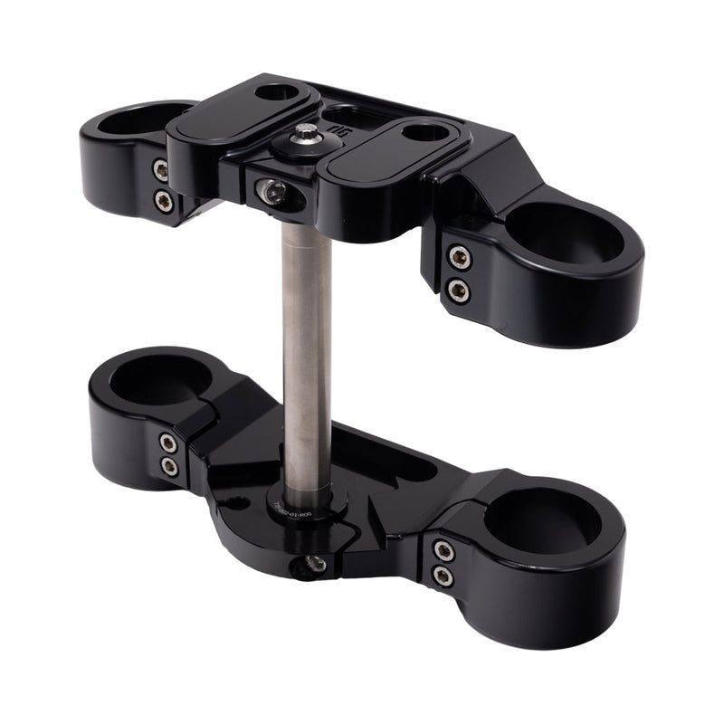 Black 2020-Up Softail Lowrider S & ST Drop 1" Triple Trees kit