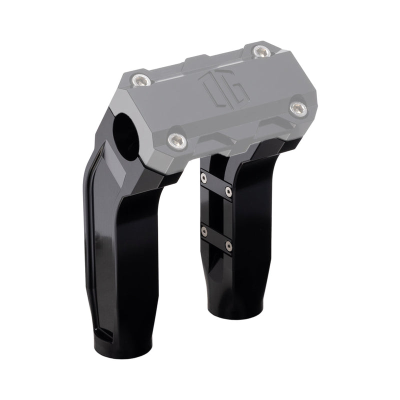 Black OG 6.5 inch Pull Back Riser Legs