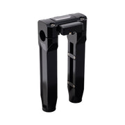 OG Black 8.5 inch Straight Risers with Black Digital Gauge Cut Out Top Clamp
