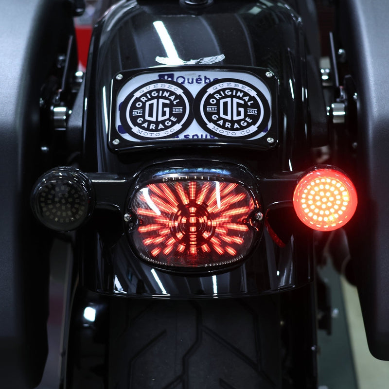 Original Garage Moto OG Low Profile LED Tail Light V4 Lowrider ST - L-TL-03-SM