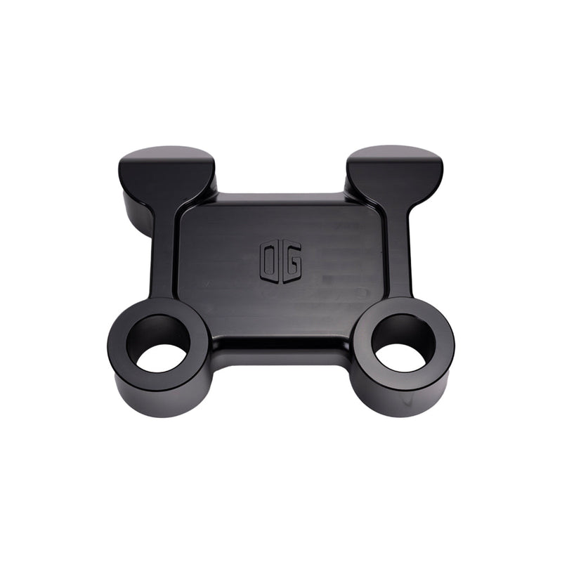 OG Black M8 Softail Pull Back Plate