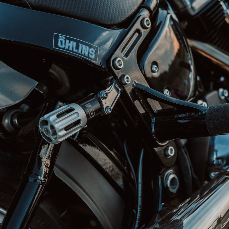 OG Ohlins 2018-2024 Softail Shocks External Preload Master Cylinder Mount