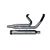Tab Performance Redline Performance 2-1 Full System HD Black, Standard Length - 123-2205 For Harley Touring 2017-2026