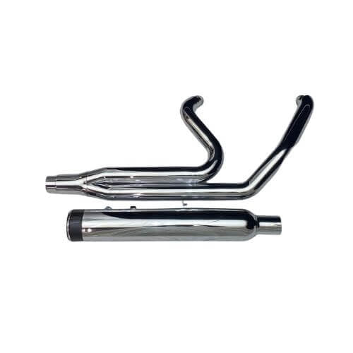 Tab Performance Redline Performance 2-1 Full System HD Chrome, - REDLINE-PERFORMANCE-2-1-CHROME-STANDARD-LENGTH For Harley Touring 2017-2026