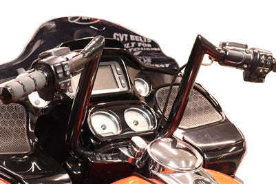 Tab Performance Folsom Prison FlexFitment Handlebars | 1.25" Clamping Area - '15-'17 CVO RG/'22-'23 CVO RG Limited/'17-Up Road King Special & Some Softails, Black RG-FOLSOM-BARS-15-17-CVO-RG-22-23-CVO-RG-LIMITED-17-BLACK-12