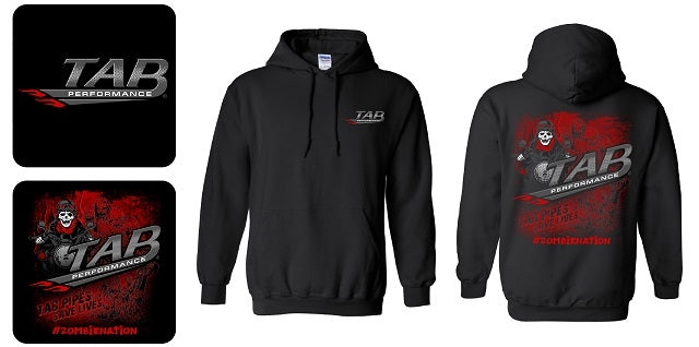Tab Performance Zombie Nation Shirt/Hoodie - T-Shirt, Triple XL RED-ZOMBIE-T-SHIRT-3XL