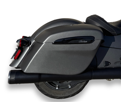Tab Performance Redline Performance 4.5" Slip-On Indian Chrome - 211-1295-P2-P For Indian 2014-2024