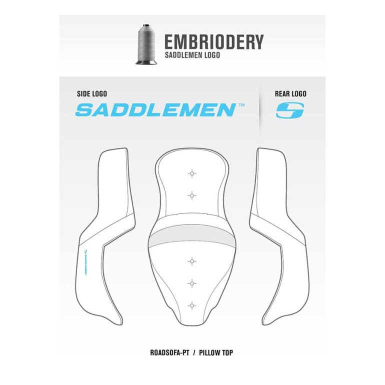 Saddlemen Roadsofa Heated Extended Reach Seat 808-07B-188HCT
