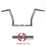 Road King Handle Bars Black & Chrome