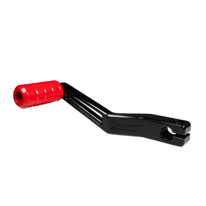 SBC Performance Bagger Short Shift Arm + Mid-Shift Peg — Black / CVO ST Red - Powder Coated