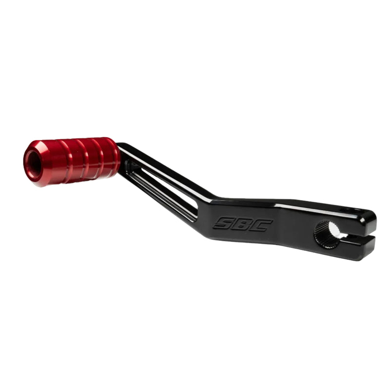 SBC Performance Bagger Short Shift Arm + Mid-Shift Peg — Black / Red