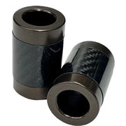 SBC Performance End Caps (Set of 2) — Carbon Fiber - Weaved / Bronze
