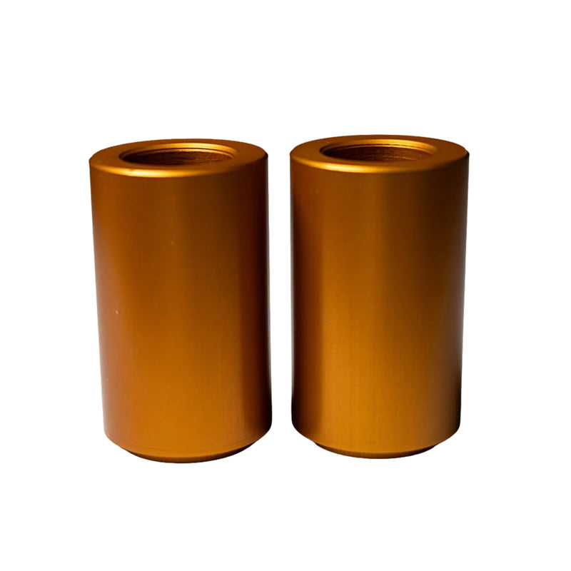 SBC Performance End Caps (Set of 2) — Billet Aluminum / Gold