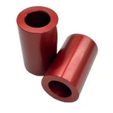 SBC Performance End Caps (Set of 2) — Billet Aluminum / Red