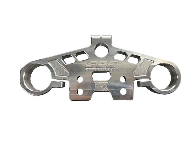 SBC Performance Harley-Davidson 2023.5 - 2026 CVO Road Glide Triple Tree — Aluminum/Raw