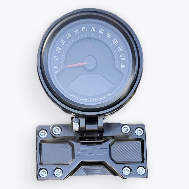 SBC Performance Harley-Davidson Single Gauge Pod - 2024 - 2026 Low Rider S & ST — Black
