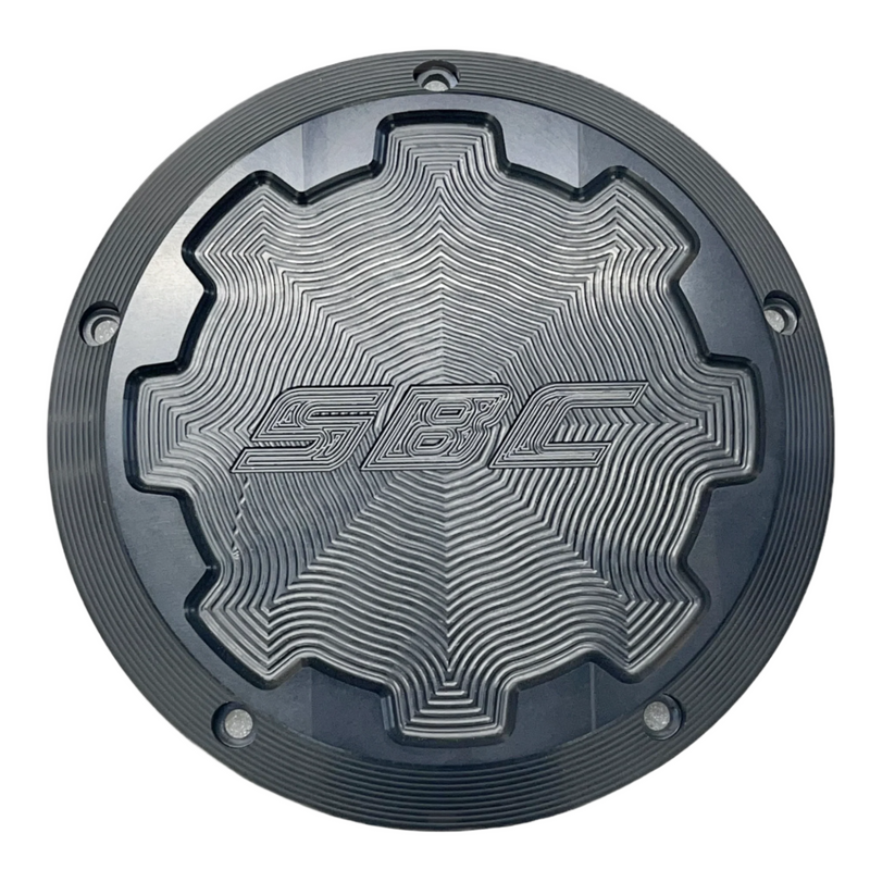 SBC Performance Harley-Davidson Softail Derby Cover — Black