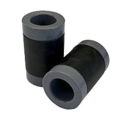 SBC Performance Harley Flat-Out Bar Carbon Fiber End Caps (Set of 2) — Custom / Forged/Chopped