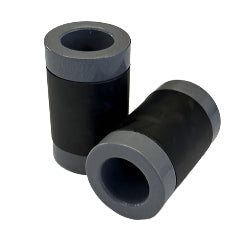 SBC Performance Harley Flat-Out Bar Carbon Fiber End Caps (Set of 2) — Custom / Forged/Chopped