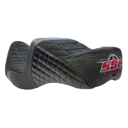 SBC Performance LePera TailWhip Seat - Harley Baggers — 2009 - 2023 Touring / Standard / Black