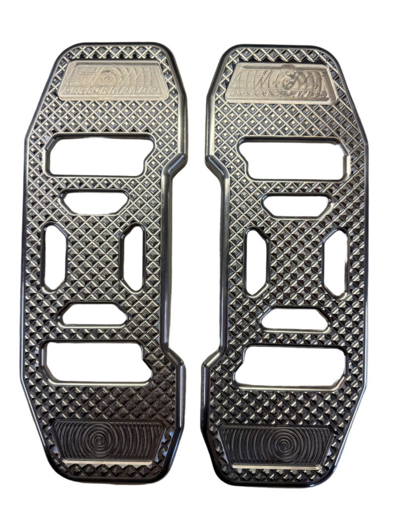 SBC Performance Pro Series Floorboards for Harley Baggers — Aluminum/Raw
