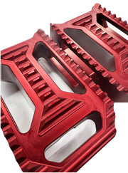 SBC Performance Race Series Passenger Peg For Harley-Davidson Softails — Red / Front