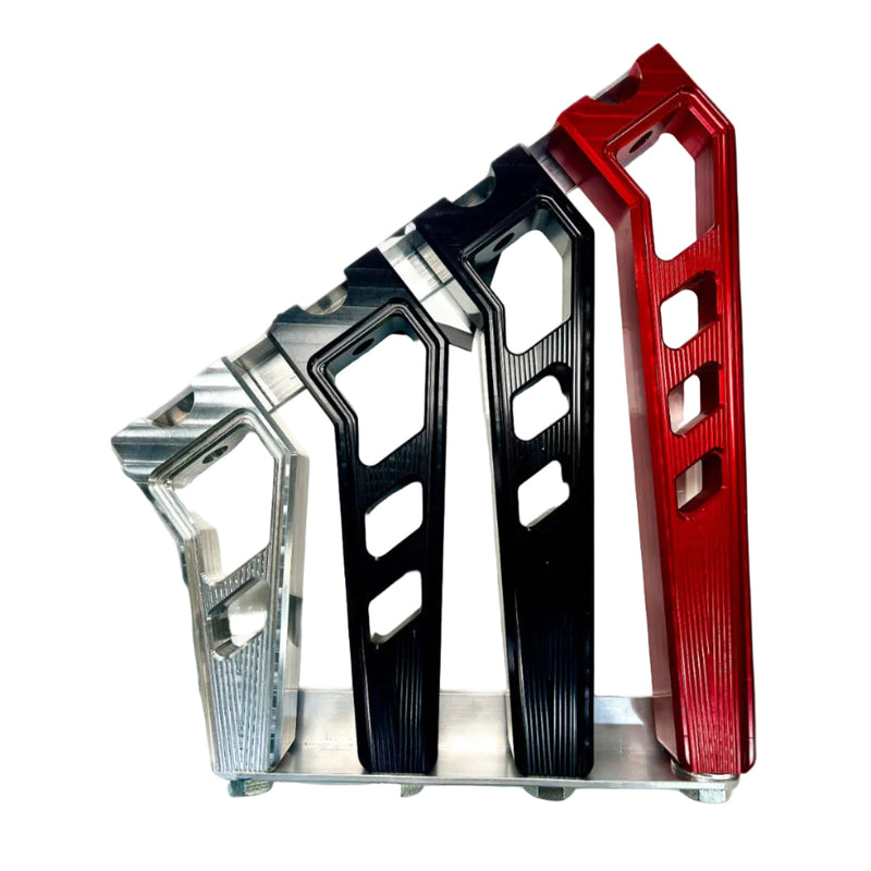 SBC Performance Harley-Davidson Softail Risers — 12" / Aluminum/Raw