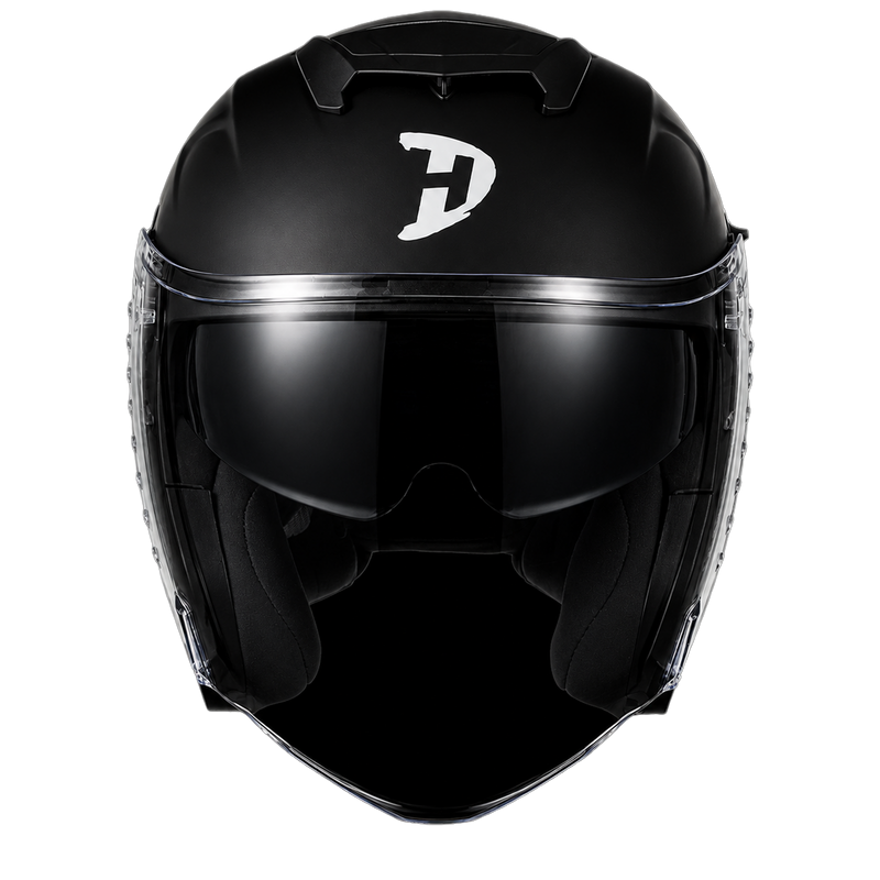 D.O.T. & ECE Daytona Spyder Jet- Dull Black