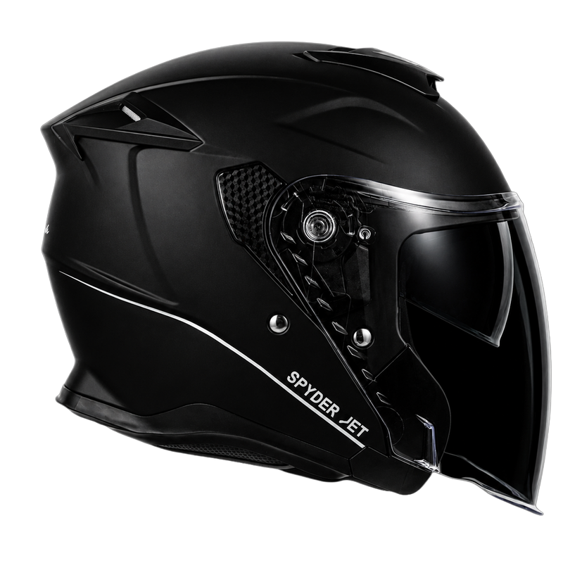 D.O.T. & ECE Daytona Spyder Jet- Dull Black