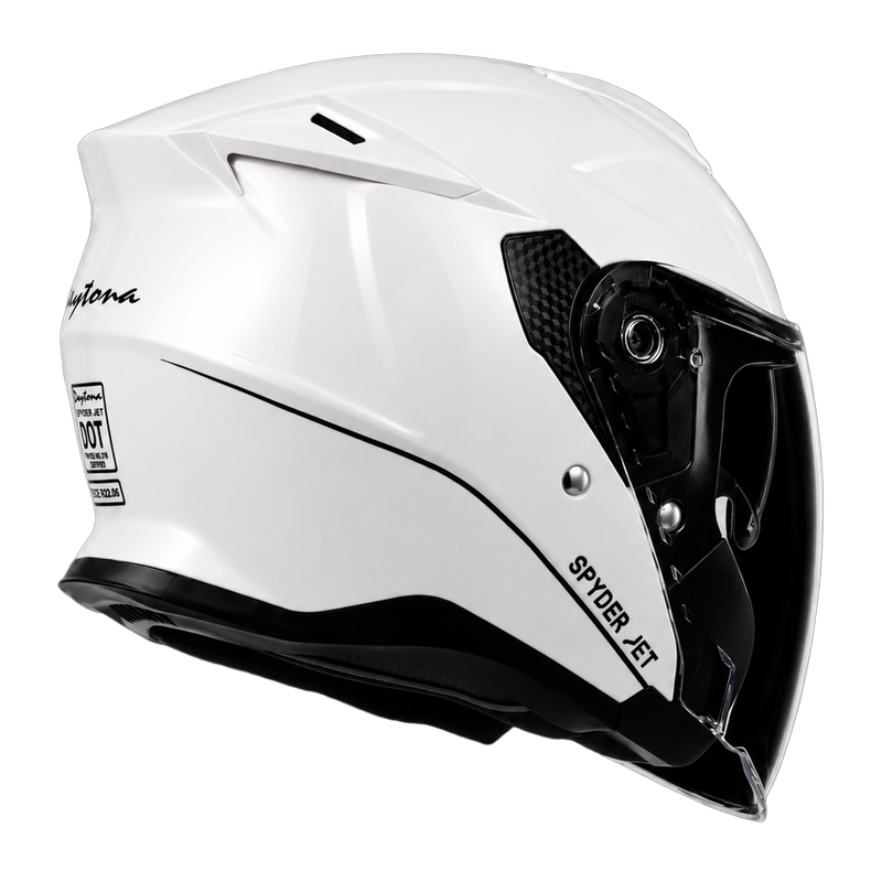 D.O.T. & ECE Daytona Spyder Jet- Hi-Gloss White