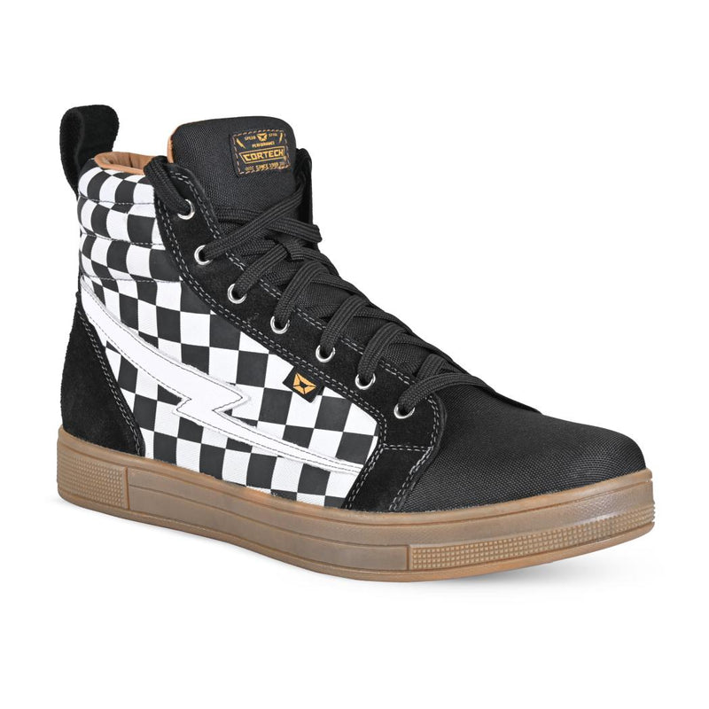 Cortech Men's Slayer Canvas Check Riding Shoes