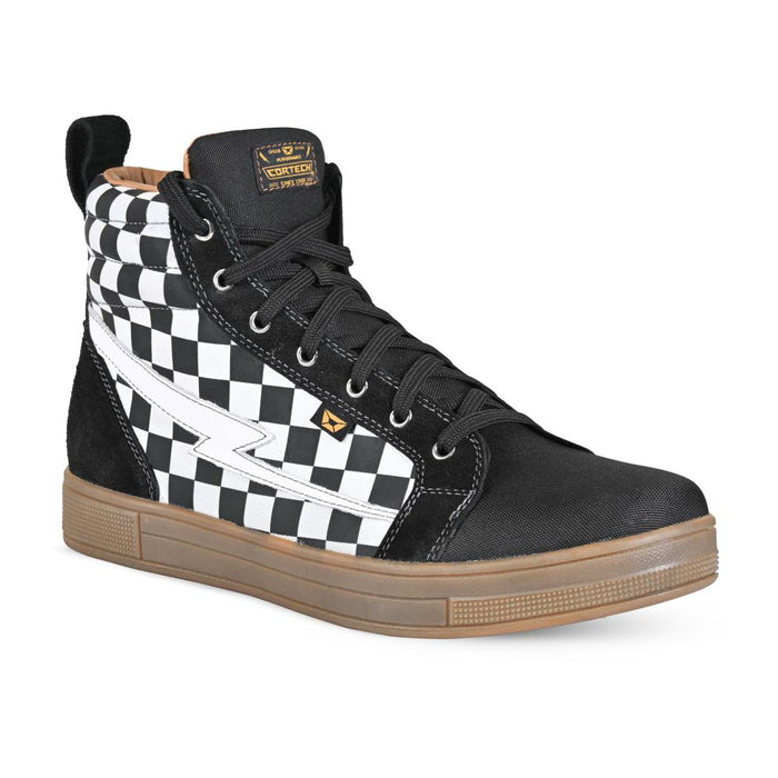 Cortech Men's Slayer Canvas Check Riding Shoes