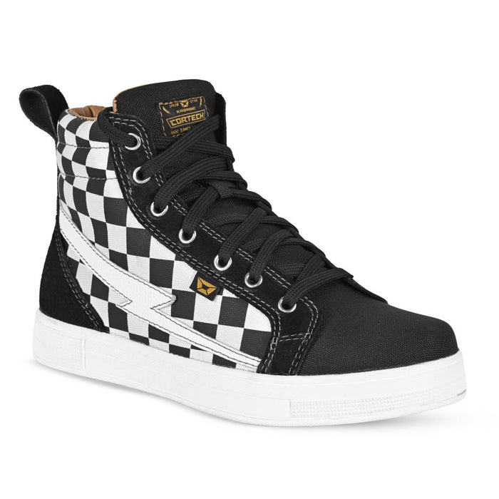 Cortech Women's Slayer Canvas Check Riding Shoes