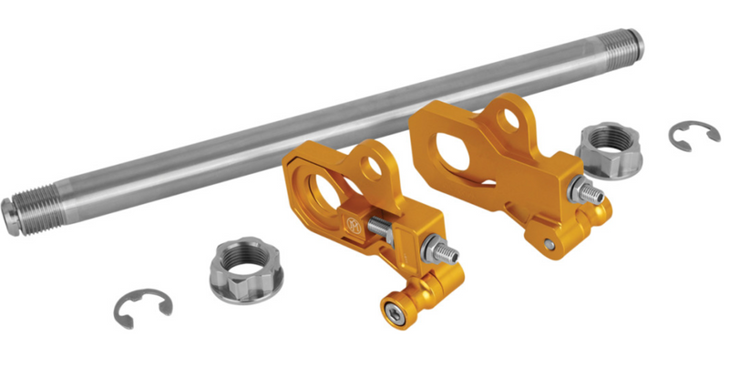 Performance Machine (pm) Axle Adjuster - 0117-0028M-G For Harley Touring 2009-2022