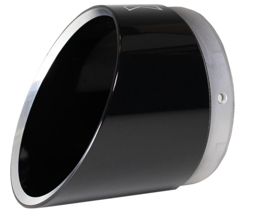 KHROME WERKS 1801-1454 202655 HP-Plus 4.5" Slip-On Mufflers for Touring - Smoked Khrome with Edge