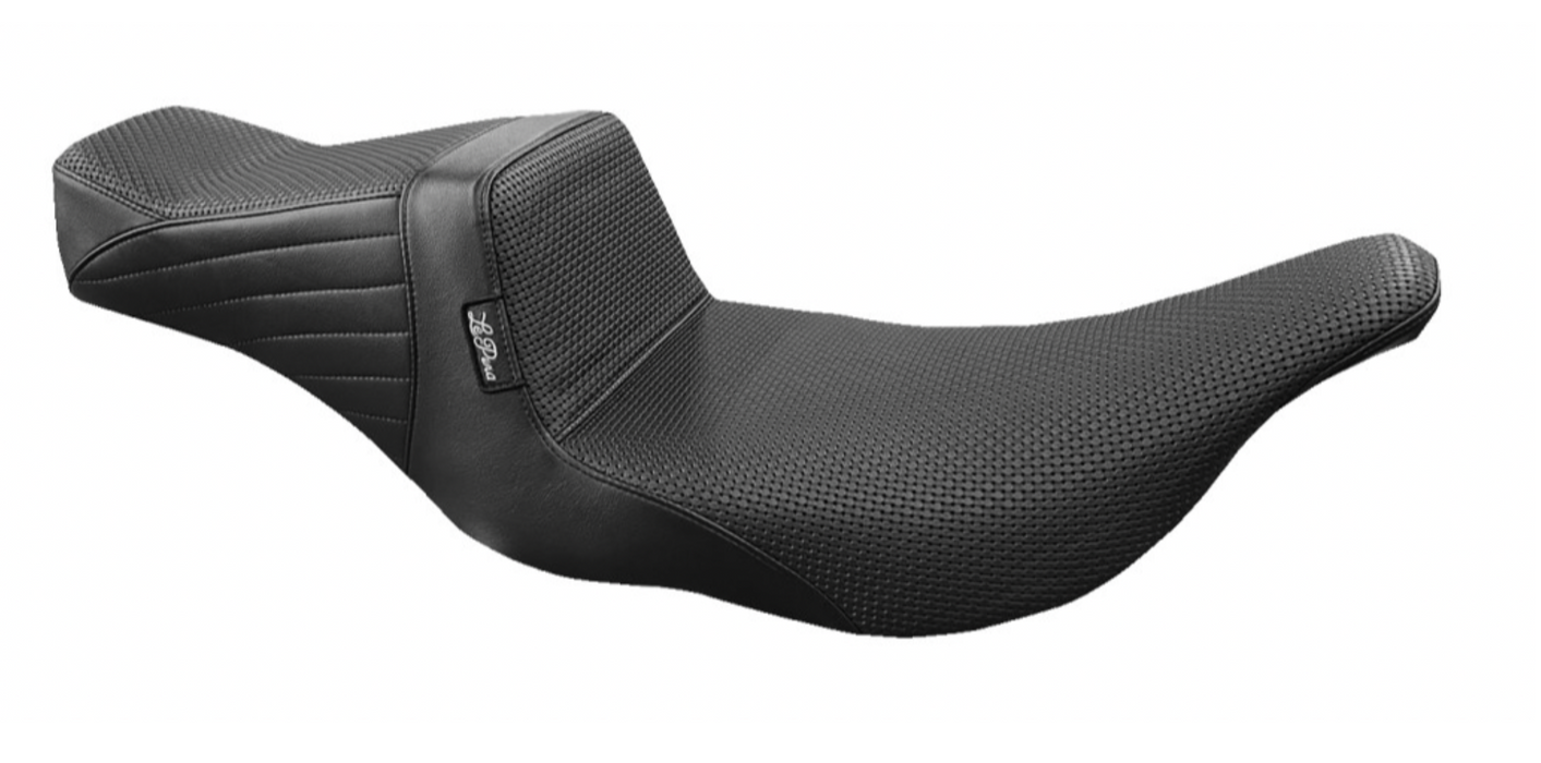 LE PERA 0801-1454 LH-587BW Tailwhip Seat - Basketweave - Black - FL '97-'07