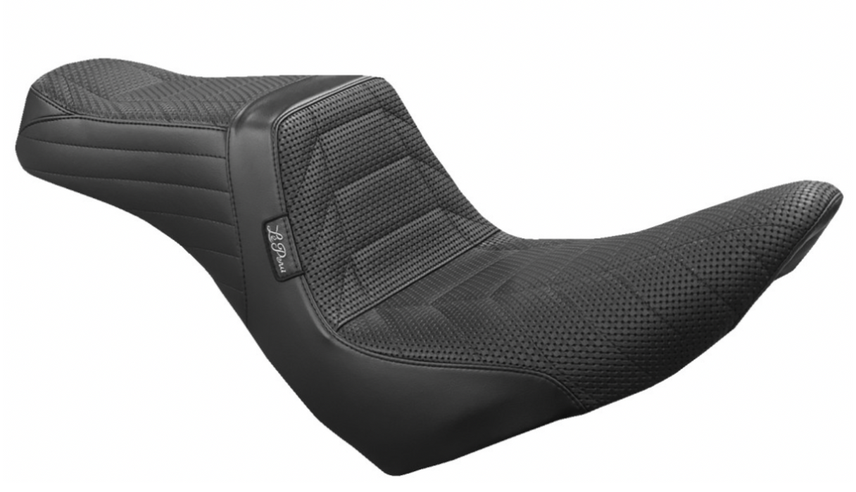 LE PERA 0801-1461 LYR-580TRKPLT Tailwhip Seat - Track Pleat - Black '18-'22