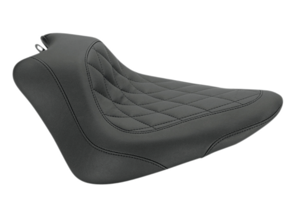 *OVERSTOCK SALE* MUSTANG 0802-0769 76762 Seat - Wide Tripper™ Solo - without Backrest - Diamond - Black