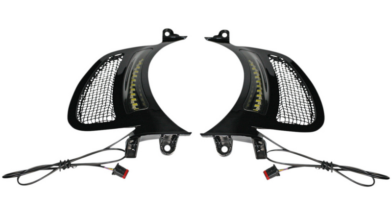 Custom Dynamics Vent Insert - CD-RG-V-AW2-BB For Harley Road Glide 2015-2025