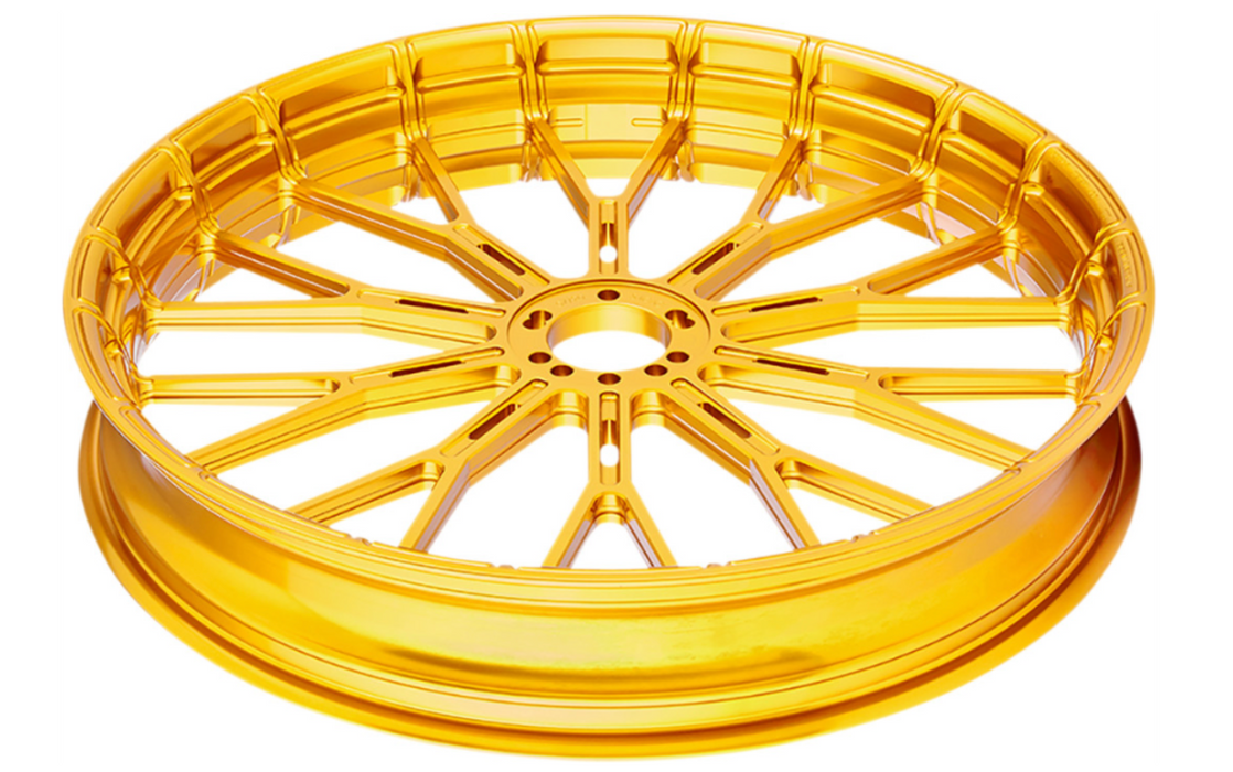 ARLEN NESS 0210-0360 71-547 Y-Spoke Rim - FRONT - Gold - 21"x3.50"