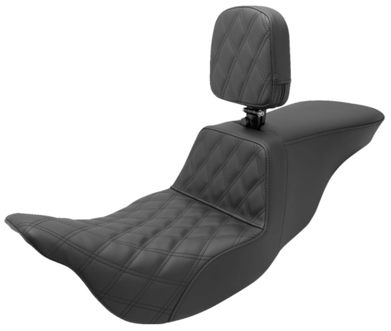 Saddlemen Step-Up Seat - 808-07B-192BR For Harley Touring 2008-2025