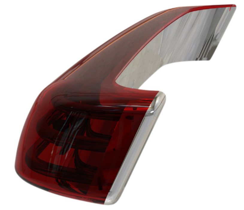 CUSTOM DYNAMICS 2040-2569 PB-SBSEQ-BCM-CR ProBEAM LED Sequential BAGZ  Saddlebag Lights - Sequential - Chrome/Red