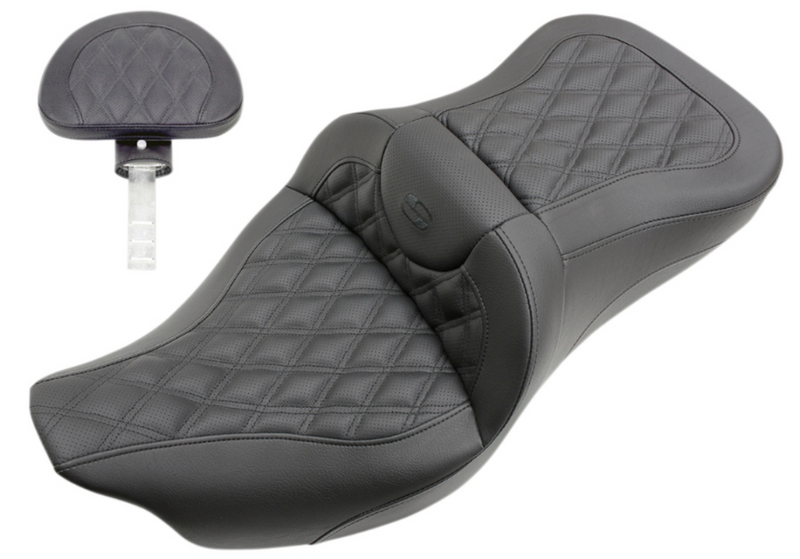 Saddlemen Roadsofa™ Seat - 808-07B-182TBR For Harley Touring 2008-2025
