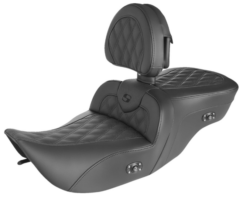 Saddlemen Roadsofa™ Seat - 897-06-182BRHC For Harley Touring 1997-2007