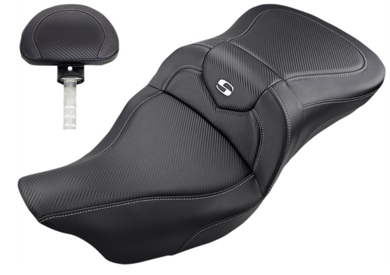 Saddlemen Road Sofa Seat - 808-07B-185BR For Harley Touring 2008-2025