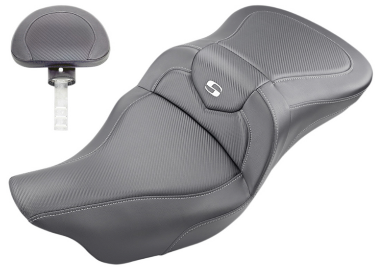 Saddlemen Road Sofa Seat - 808-07B-186BR For Harley Touring 2008-2025