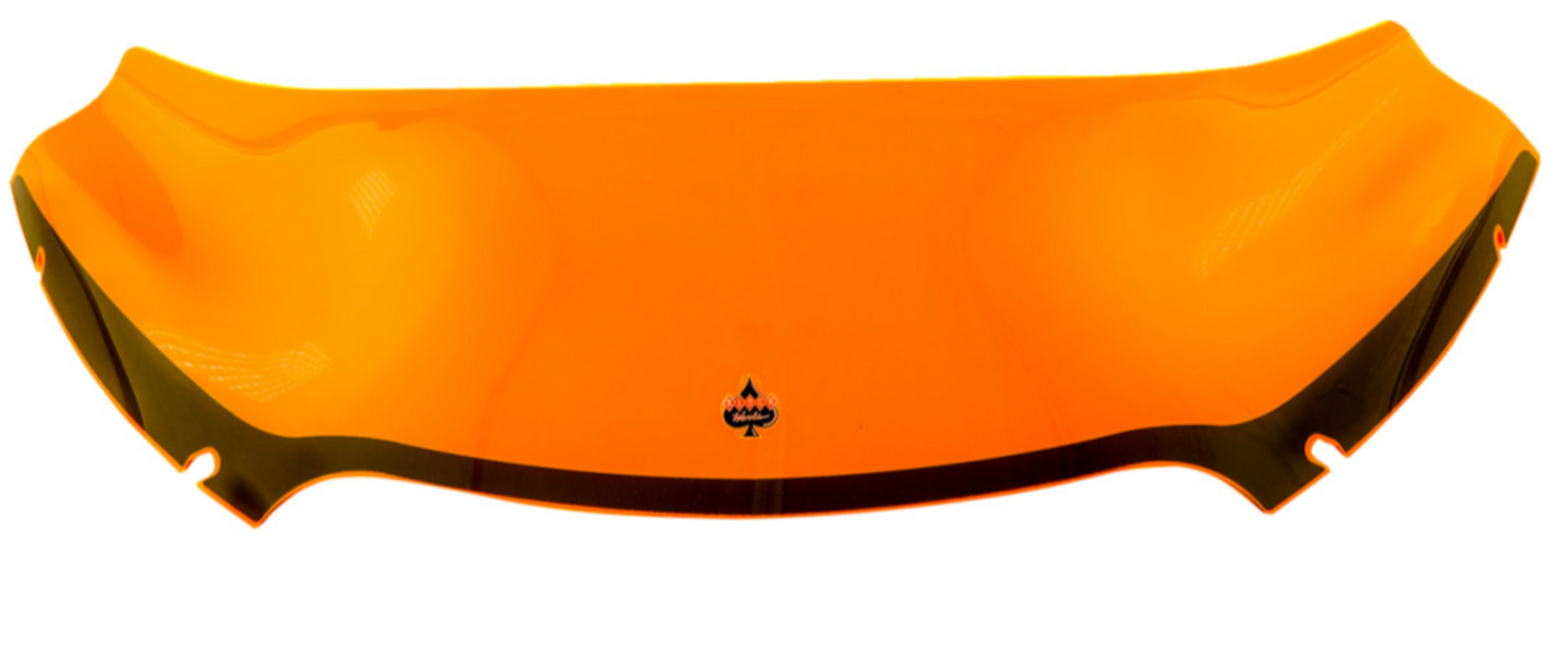 KLOCK WERKS 2310-0723 KWW-01-0628 Kolor Flare Windshield - 6" - Orange Ice - FLTR