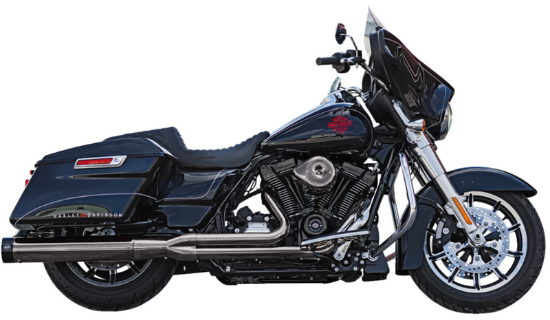 S&S Cycle Sidewinder 2-Into-1 Exhaust System - 550-1087 For Harley Touring 2017-2023