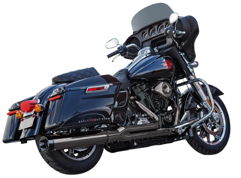 S&S Cycle Sidewinder 2-Into-1 Exhaust System - 550-1087 For Harley Touring 2017-2023