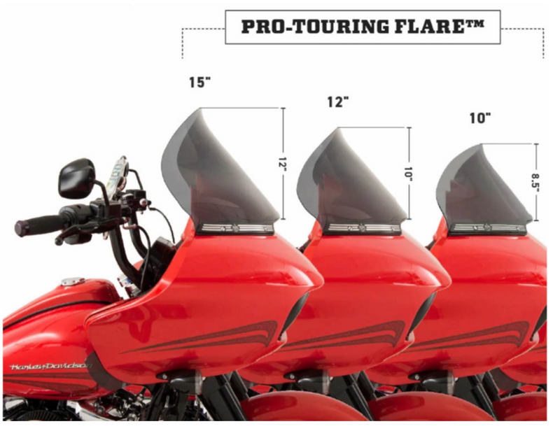 Klock Werks Flare Windshield - KWW-01-0328 For Harley Road Glide 2015-2025